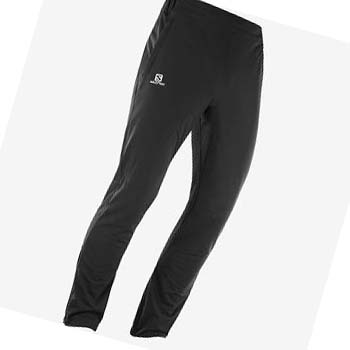 Salomon AGILE WARM Lyžiarske Nohavice Panske Čierne | SK 2479GSO